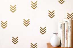 Chevron Arrow Wall Decals Geometric Nursery Decor - thumbnail 1