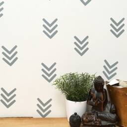 Chevron Arrow Wall Decals Geometric Nursery Decor - thumbnail 4