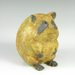 Bronze Raccoon Figurine - Collectible Animal Sculpture, Yolk Art - thumbnail 2
