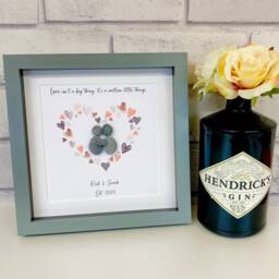 Love Pebble Art, Personalised Gifts, Couple Gift For Boyfriend, Scrabble Gift, Best Valentines Wife Gifts Him - thumbnail 3