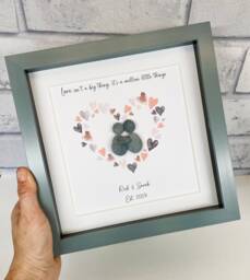 Love Pebble Art, Personalised Gifts, Couple Gift For Boyfriend, Scrabble Gift, Best Valentines Wife Gifts Him - thumbnail 1