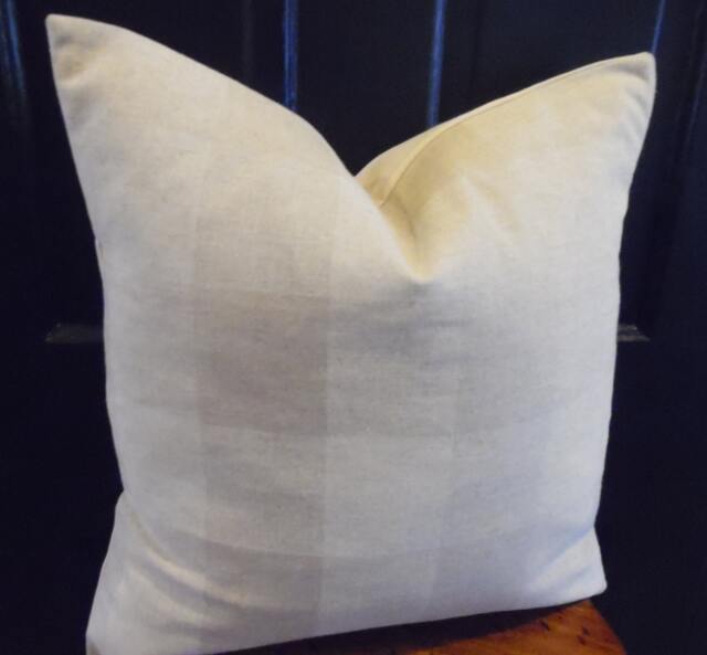 Check.farmhouse.pillow Covers.slipcovers.toss Pillow.throw Pillow.cushion Covers.oatmeal.tan.beige - image 1