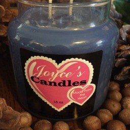 Midsummer's Night Handmade Hand Poured 16 Oz Soy Candle in Apothecary Jar With Glass Dome Lid - thumbnail 3