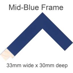 Multi Photo Frame To Hold 4 A4 Certificates Or Prints - Rainbow Colours Blue/Mid-Blue/Navy - thumbnail 3