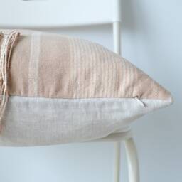 Handwoven Hemp Pillow Cover Karen Tribal Design, 20 - thumbnail 3