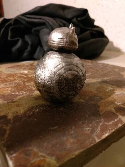 Bb8 Hand Cast Pewter Statuette - image 1