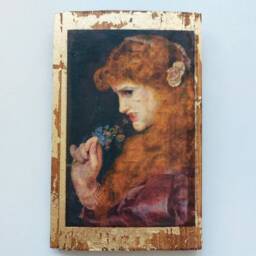 Love's Shadow Wood Wall Art Frederick Sandys Pre-Raphaelite Painting - thumbnail 2
