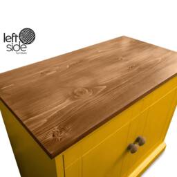 Handmade Shoe Bench Cupboard Adjustable Shelves, Hallway Cabinet - thumbnail 2