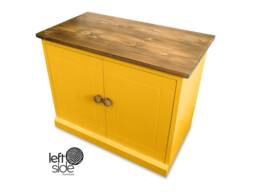 Handmade Shoe Bench Cupboard Adjustable Shelves, Hallway Cabinet - thumbnail 1