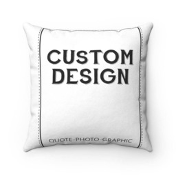 Personalized Faux Suede Pillow Case Custom Name Photo - thumbnail 3
