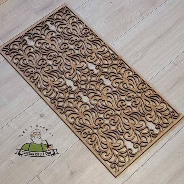Gothic Weave Radiator Screen Laser-Cut Mdf Panel, Wall Art Many Sizes 0166 - image 1