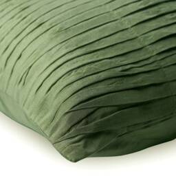 "Art Silk Green Throw Pillow Cover 16""x16" - thumbnail 2