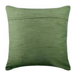 "Art Silk Green Throw Pillow Cover 16""x16" - thumbnail 3