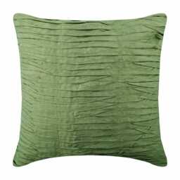 "Art Silk Green Throw Pillow Cover 16""x16" - thumbnail 1