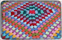 Large Hodge Podge Granny Square Lap Or Baby Blanket. Made To Order You Choose Colors Baby Wedding Shower Gift Rocking Chair Lounge Autumn