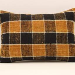 Throw Lumbar Kilim Pillow 14x20 in - 35x50 cm Boho Pillowcover Kilim Cushion Cover Tribal Pillow 4Bef-501 - thumbnail 2