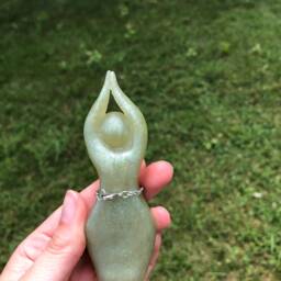 Green Tara Goddess Statue - Statue, Figurine, Protection, Creation, Compassion, Story Goddess, Priestess - thumbnail 4