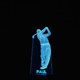 Personalised Golf Night Light Engraved Led Sports Light - thumbnail 4