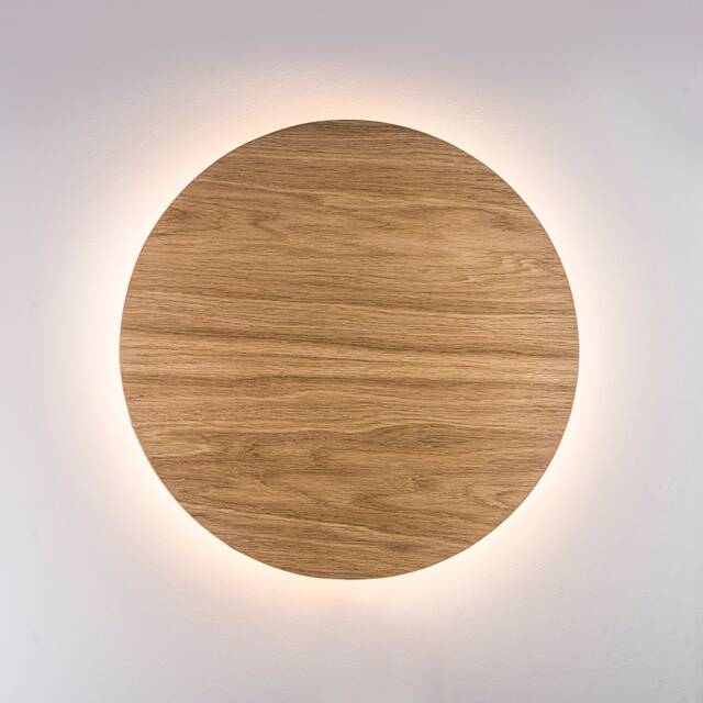 Wood Sconce Light - Remote Controlled Lamp - image 1