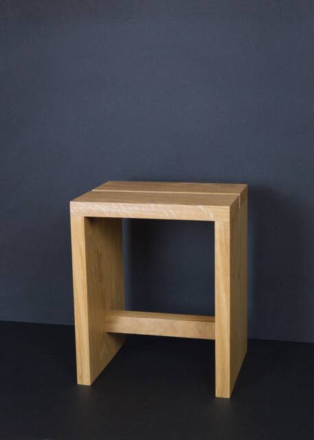 Japanese Oak Stool - image 1