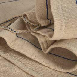 Antique Blue Striped Linen Cushion - thumbnail 2