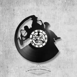 Jazz Duo Theme 33 Rpm Vinyl Record Clock