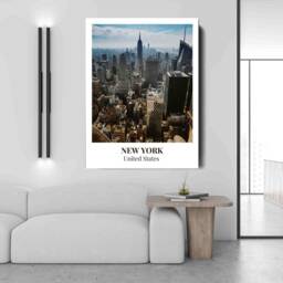 New York Cityscape Canvas Print - Modern Street Art Wall Decor - thumbnail 3
