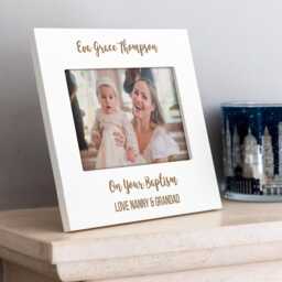 Personalised Pastel Photo Frame Christening, Baptism, Naming Day Gift - Lc1078 - thumbnail 4