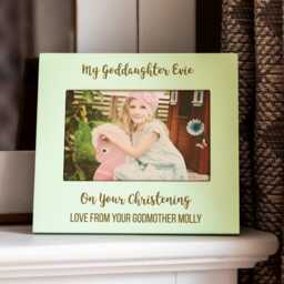 Personalised Pastel Photo Frame Christening, Baptism, Naming Day Gift - Lc1078 - thumbnail 2