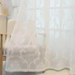 Custom Curtains Five Colours Net Sheer Voile Curtain For Bedroom Living Room - thumbnail 1