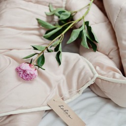 Duvet Queen. Light Pink Organic Wool Bedding. - Us Duty Paid - thumbnail 2