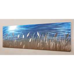 Blue Lake Metal Wall Art, Indoor/Outdoor - thumbnail 2
