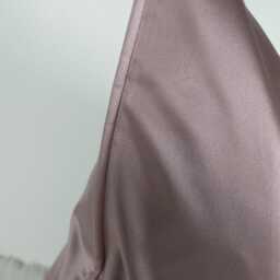 Self Piped Mauve - Pink Luxury Cushion Cover Bold Satin Fabric, Modern Sofa Bed Pillow Accent Cushion - thumbnail 4