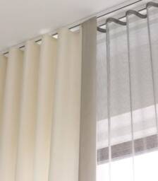 Custom Aluminum Ripple Fold Drapery Track - S-Fold Curtain Hardware - thumbnail 4