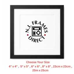 Black Deep Shadow Box Frame - Wooden Picture Handmade Display & Keepsake Multiple Sizes & Mount Options - 2030 - thumbnail 3