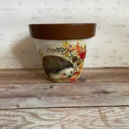 Hedgehog Plant Pot Flower Gifts Lovers Decorations - thumbnail 3