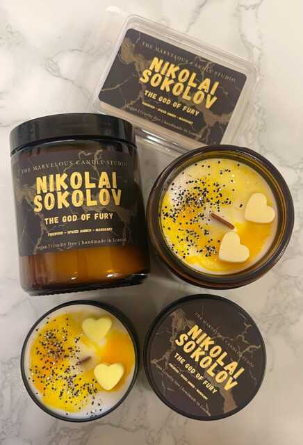 Nikolai Sokolov Candle - Legacy Of Gods Series By Rina Kent God Of Fury Dark Romance Booktok Merch Bookish Gift - image 1
