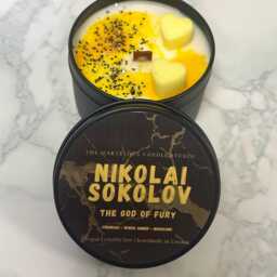 Nikolai Sokolov Candle - Legacy Of Gods Series By Rina Kent God Of Fury Dark Romance Booktok Merch Bookish Gift - thumbnail 3