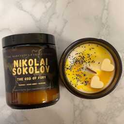 Nikolai Sokolov Candle - Legacy Of Gods Series By Rina Kent God Of Fury Dark Romance Booktok Merch Bookish Gift - thumbnail 2
