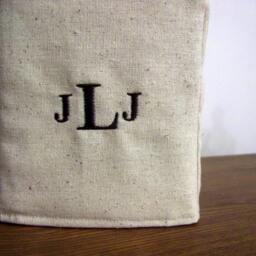 Custom Tissue Box Cover - You Choose The Initials - thumbnail 2