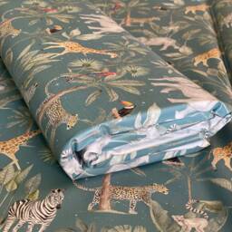 Safari Animal Travel Changing Mat, Baby Changing Mat, Jungle Animals Safari Mat - thumbnail 3