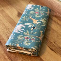 Safari Animal Travel Changing Mat, Baby Changing Mat, Jungle Animals Safari Mat - thumbnail 1