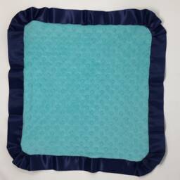 Minky Baby Blanket, Lovey, Minky Dot Car Satin Edge Gift Under Twenty, Bird - thumbnail 4
