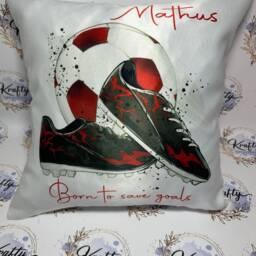 Personalised Football Cushion Cover - Bedroom Gifts Children's Adults Cushions - thumbnail 4
