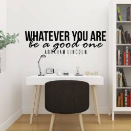 Abraham Lincoln Hustle Inspirational Motivational Wall Decal Quote Art For Home Living Room Office Decor Decorations 42x12 Inches - thumbnail 2