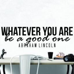 Abraham Lincoln Hustle Inspirational Motivational Wall Decal Quote Art For Home Living Room Office Decor Decorations 42x12 Inches - thumbnail 1