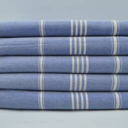 "Blue Blanket, Turkish Dowry, Throw, Blanket, Soft Blanket, Home Decor, Turkish Throw, Sofa Cover, 65""x91" - thumbnail 3