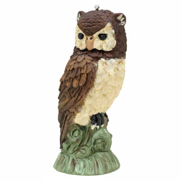 Handmade Brown Owl Candle, Eco Vegan Friendly. Cruelty Free. - Delivery Duty Paid To The Usa - image 1