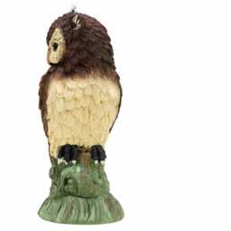 Handmade Brown Owl Candle, Eco Vegan Friendly. Cruelty Free. - Delivery Duty Paid To The Usa - thumbnail 2