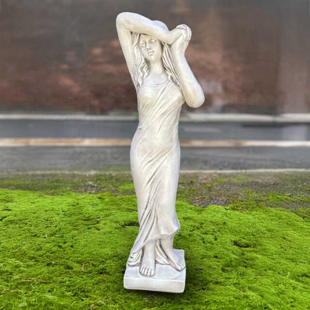 Elegant Woman Figurine Concrete Female Sculpture Stone Lady Outdoor Patio Decoration Classic Modern Ornament Lover Gift - image 1